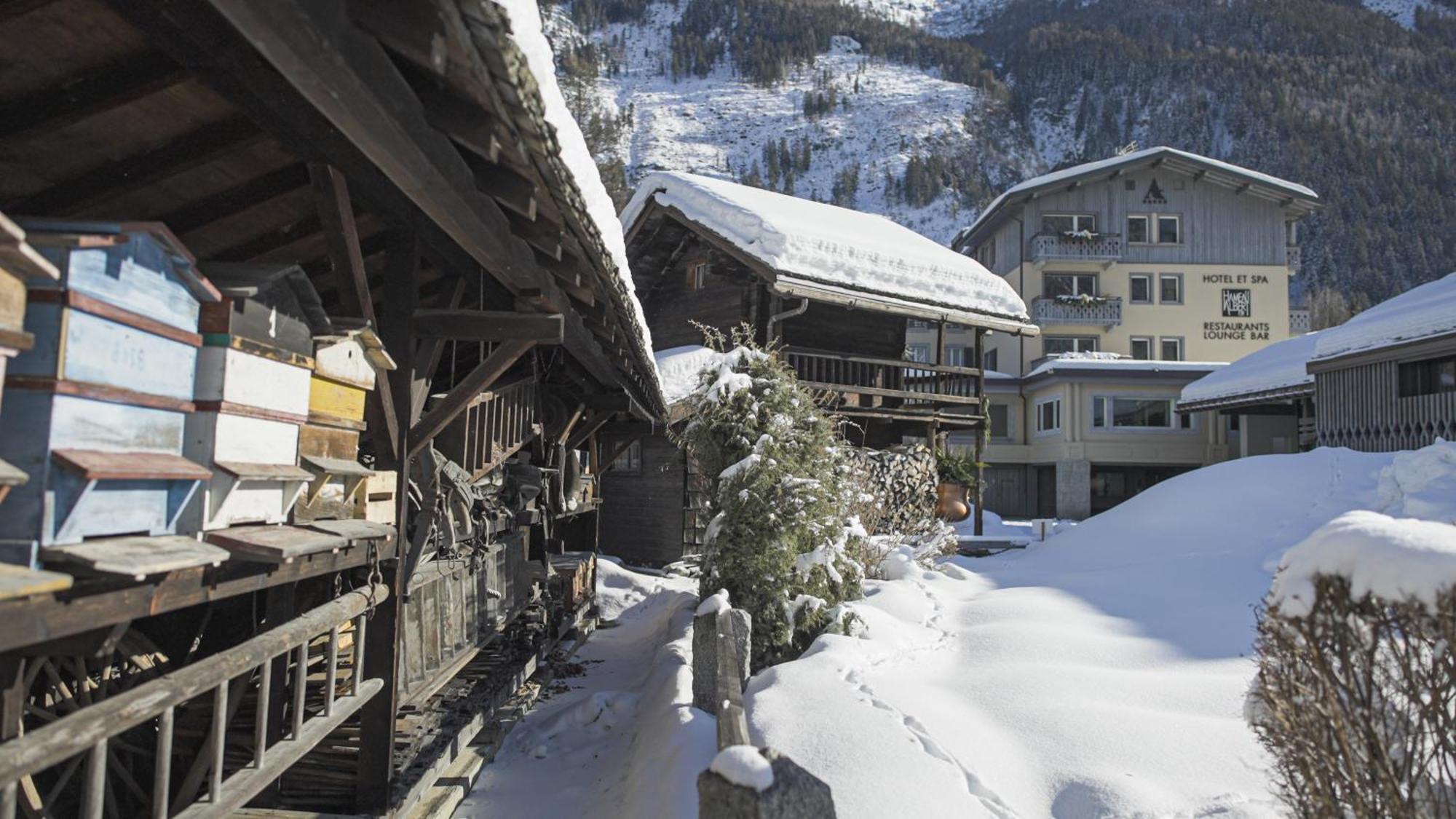 Le Hameau Albert 1Er Шамони Екстериор снимка